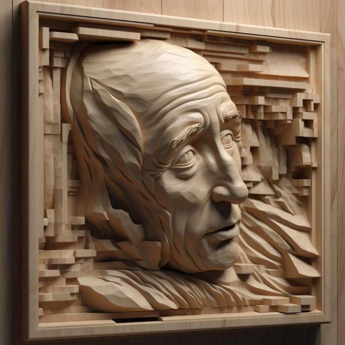 نموذج ثلاثي الأبعاد لآلة CNC 3D Art 